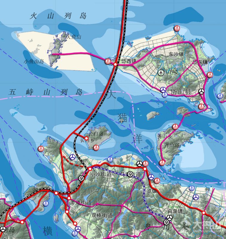 舟山新区总体规划2018版公示!高铁,北向大通道.都在图片